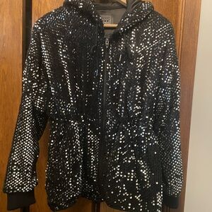 BLANKNYC Sequin Black Jacket